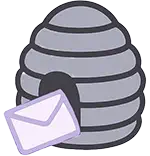 adresse Illustration ruche avec enveloppe - Ya'soub Editions